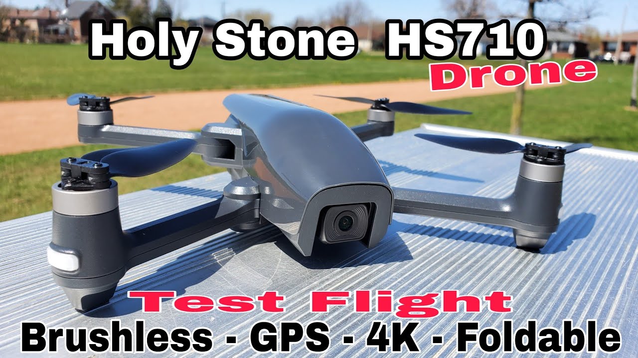 Holy Stone HS710 Brushless Drone Test Flight (4K, GPS, Foldable)