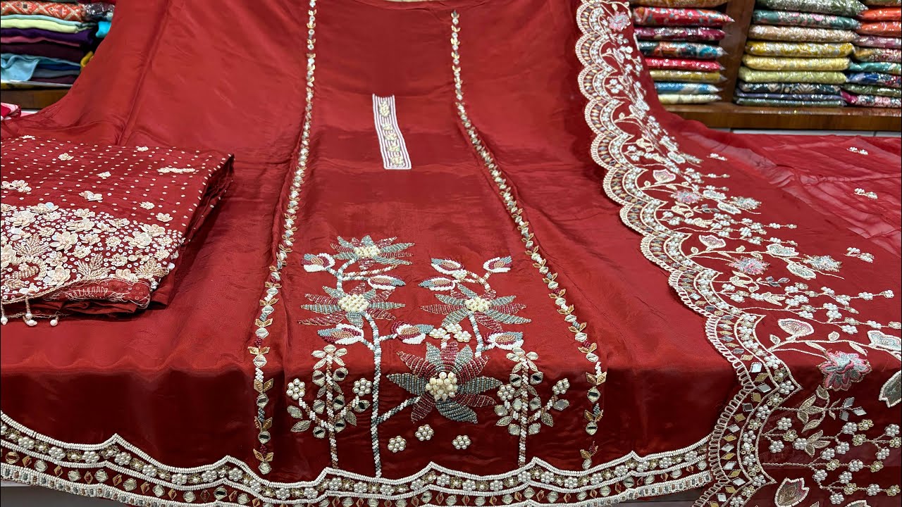 Rust colour me bridal suits 9053123365 #bridalsuit #partywearsuit #trendingsuits 