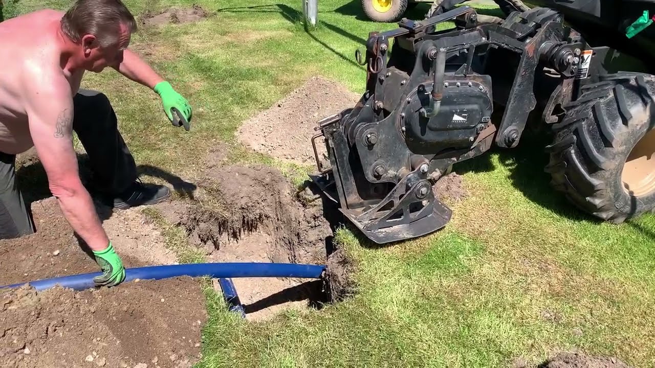 Installation einer neuen Beregnungsanlage