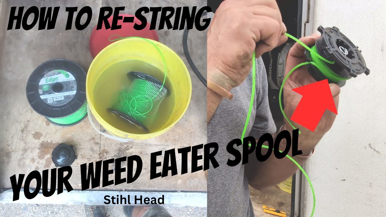 WEED EATER SPOOL STRING Refill, Save Time with This Simple