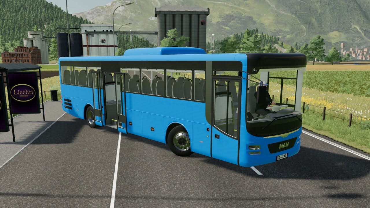Man Intercity - Farming Simulator 2022 - Be like a Bus Driver [FS 22 LS 22 Bus Car Truck Mod]