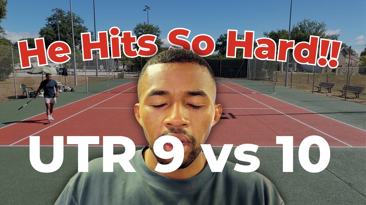 My Opponent Hits & Acts CRAZY!! | UTR 9 vs 10 (15/1 vs 15)