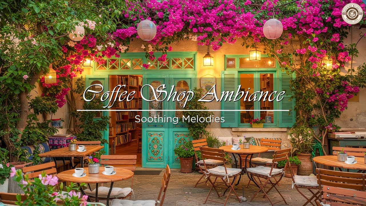 Soft Spring Morning Bossa Nova Jazz 🌸Cozy Coffee Shop Ambiance with Relaxing Instrumental Music 🌼