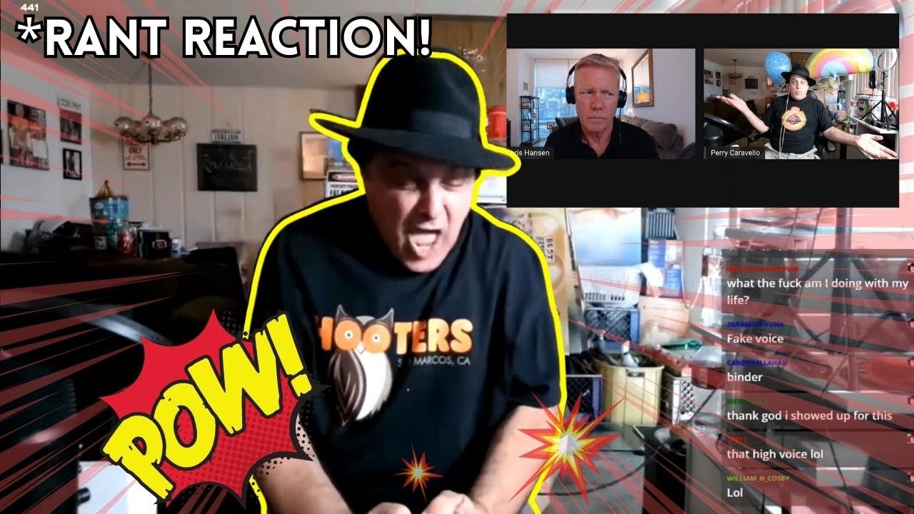 Perry Sues Me (& Chris Hansen) Because He Is An ANGRY Baby