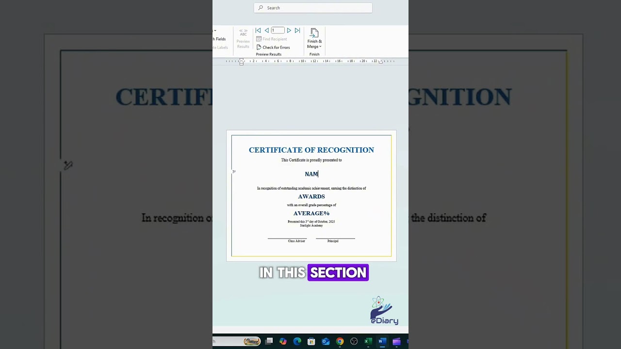 How to Use Mail Merge in Word #MailMerge #MSWord #WordTips #OfficeLearning #MSOffice