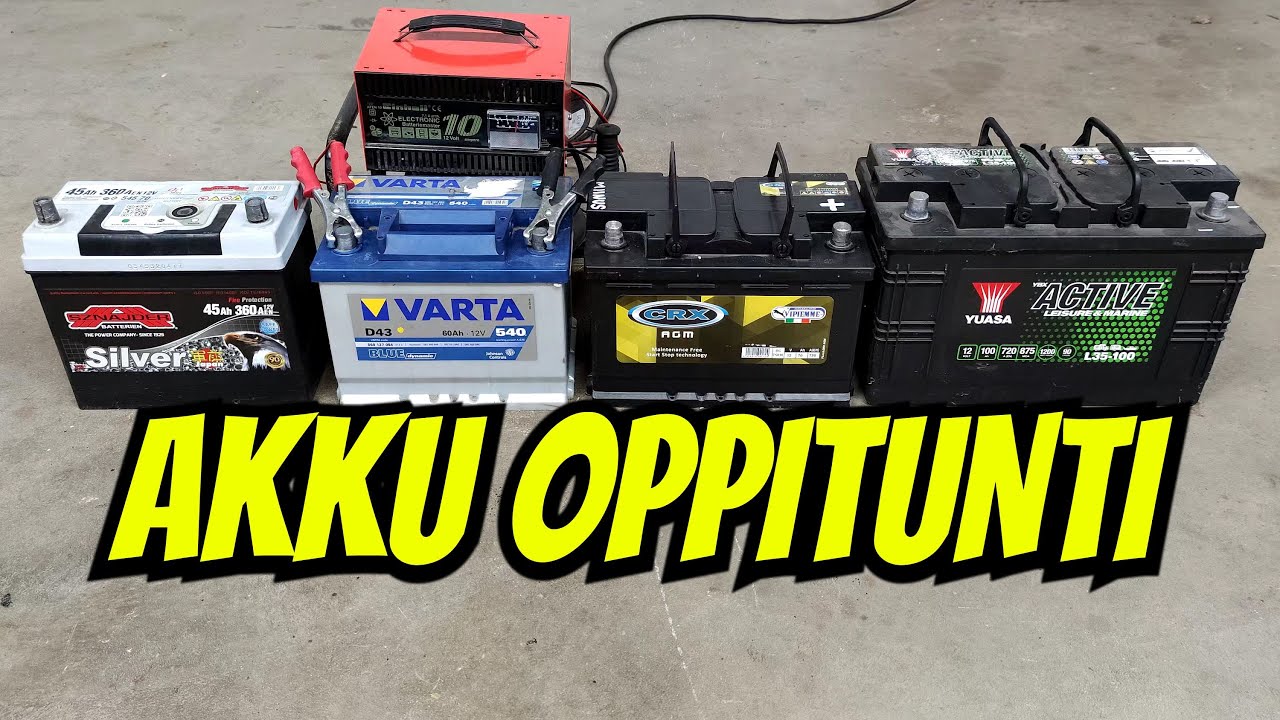 12V Akku - Oppitunti