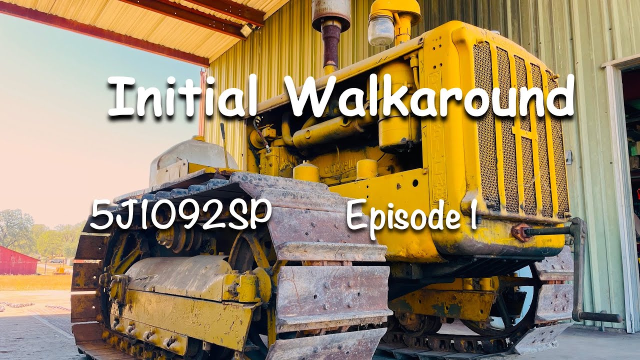 Caterpillar D2 walk-around 5J1092SP