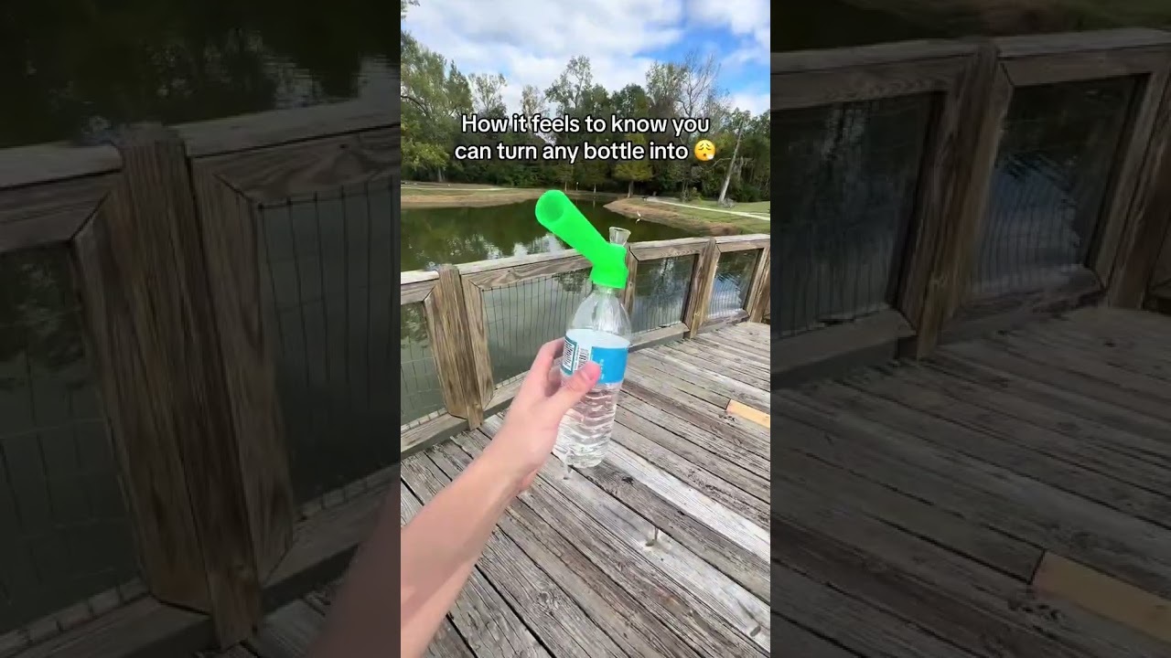 How to Turn Any Water Bottle into a Bong