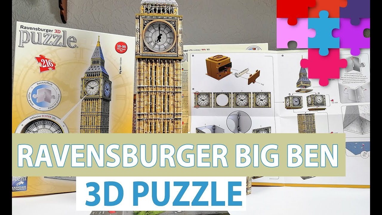 3D Puzzle Big Ben in London - Ravensburger Puzzle
