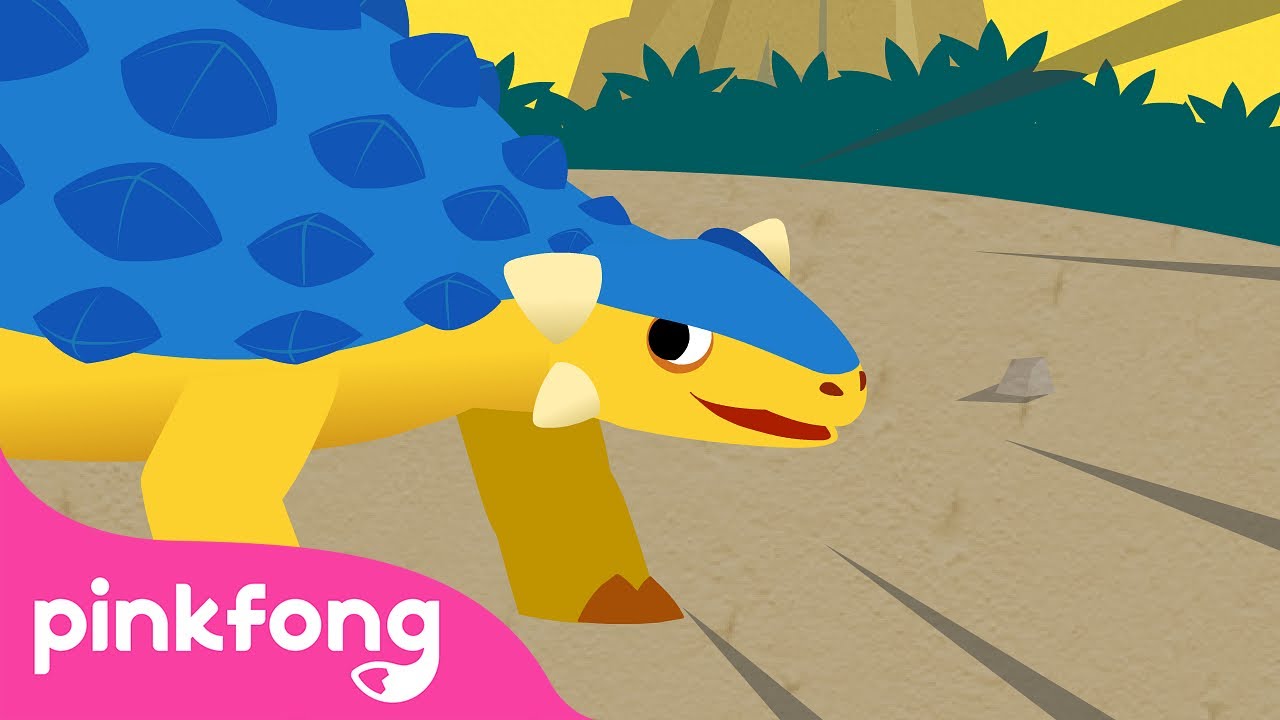 Anquilossauro | Can&ccedil;&otilde;es de Dinossauro | Pinkfong Can&ccedil;&otilde;es para crian&ccedil;as