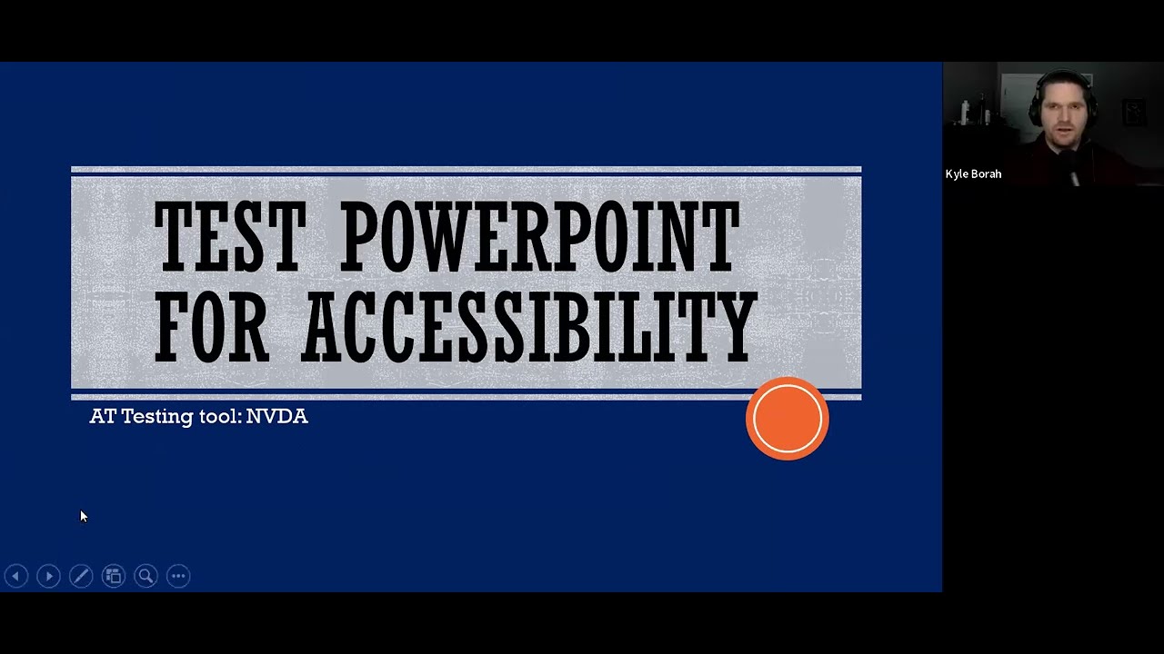Tips for Creating Accessible PowerPoints for NVDA Screen Readers