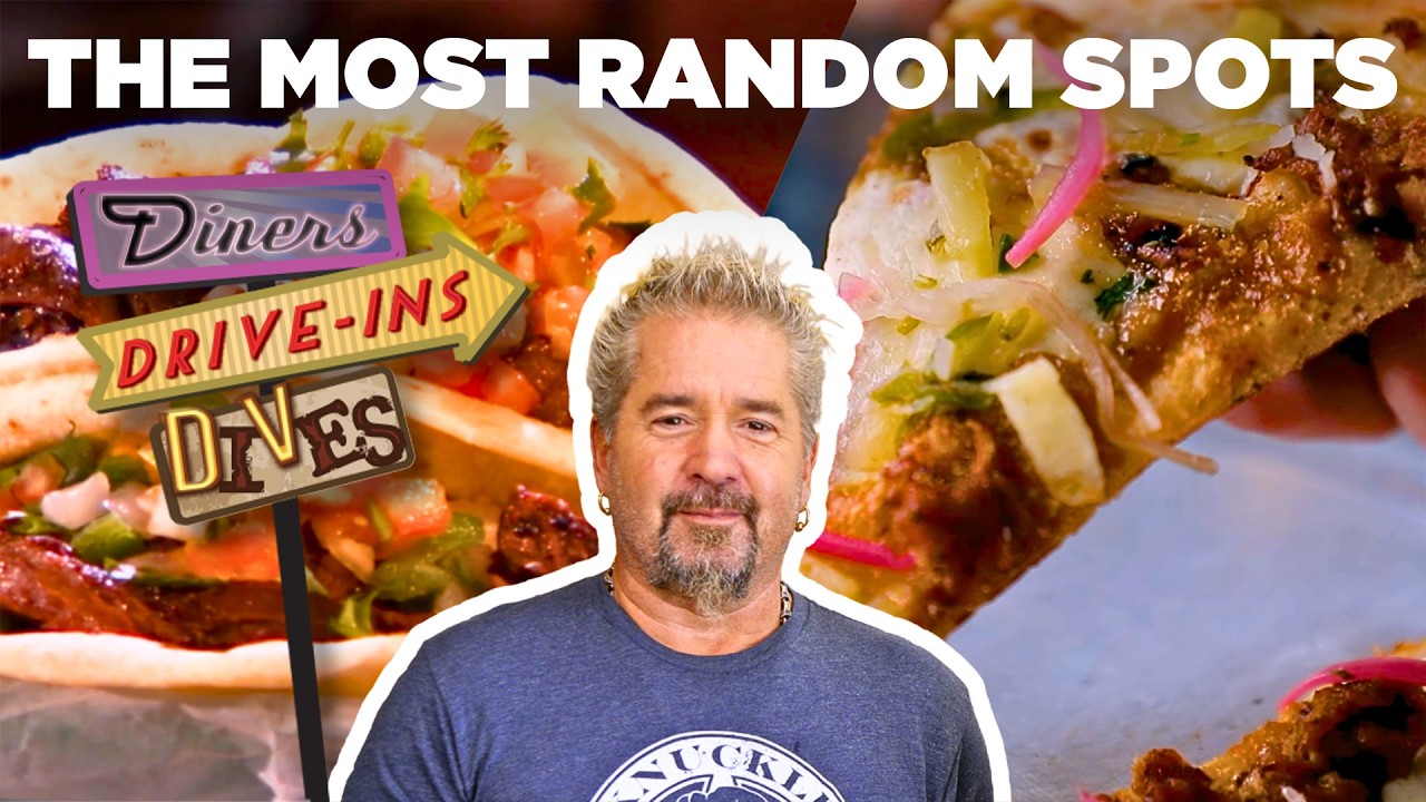 Great Food in Unexpected Places with Guy Fieri 🔥 Diners, Drive-Ins and Dives | Food Network