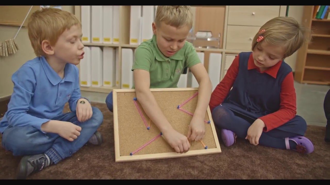 Świat trójkątów - lekcja matematyki w klasie I