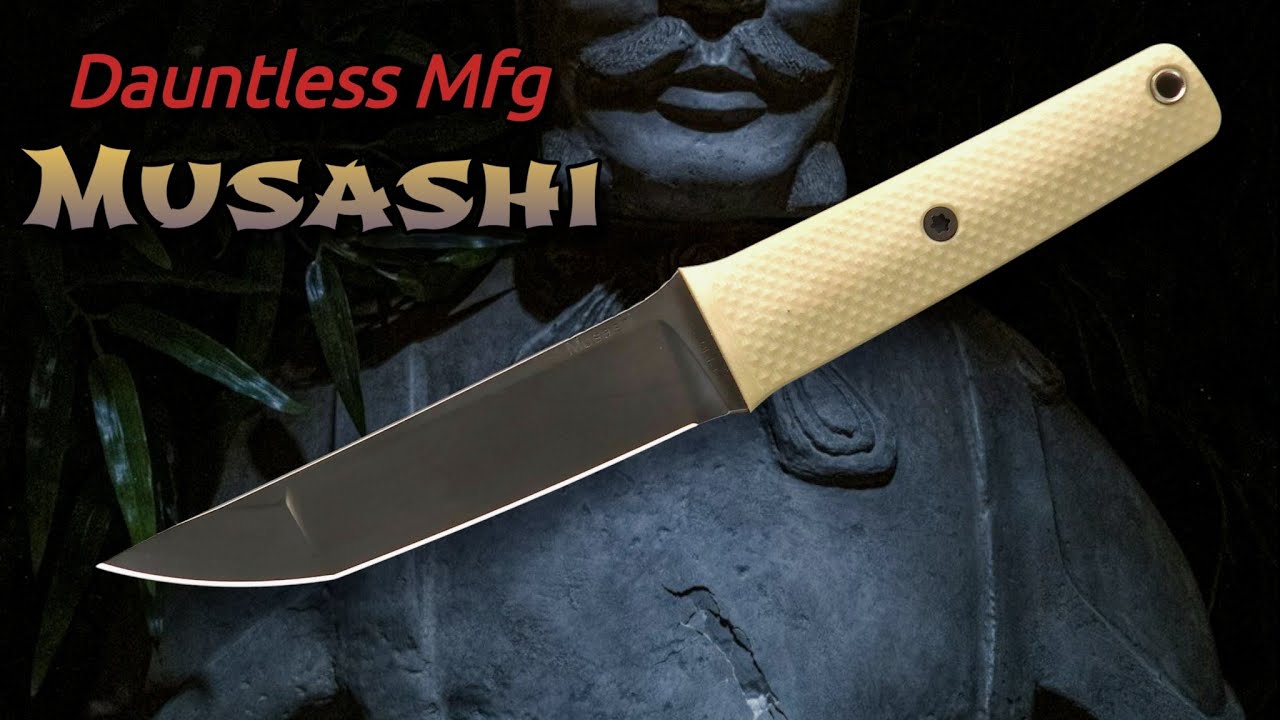 Dauntless Musashi! Production Custom Tanto Fixed Blade: 3V Osoraku Style USA Made!
