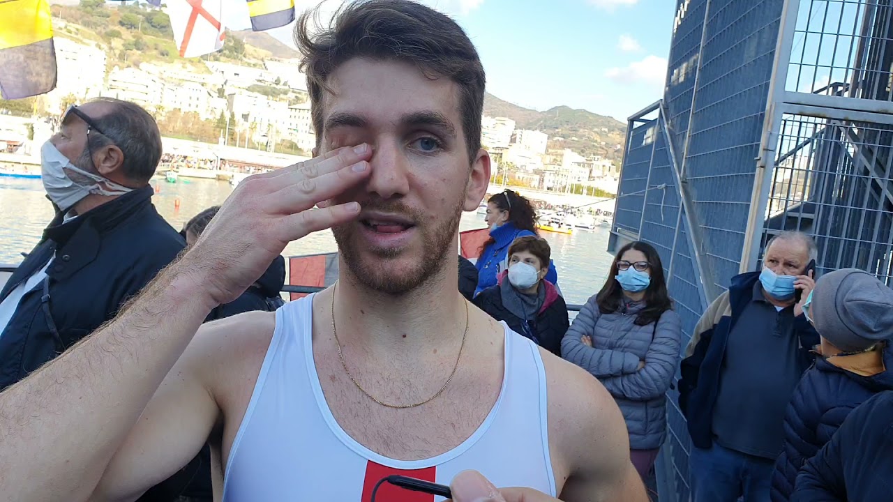 Genova vince la Regata Storica 2021. La gioia dell'equipaggio