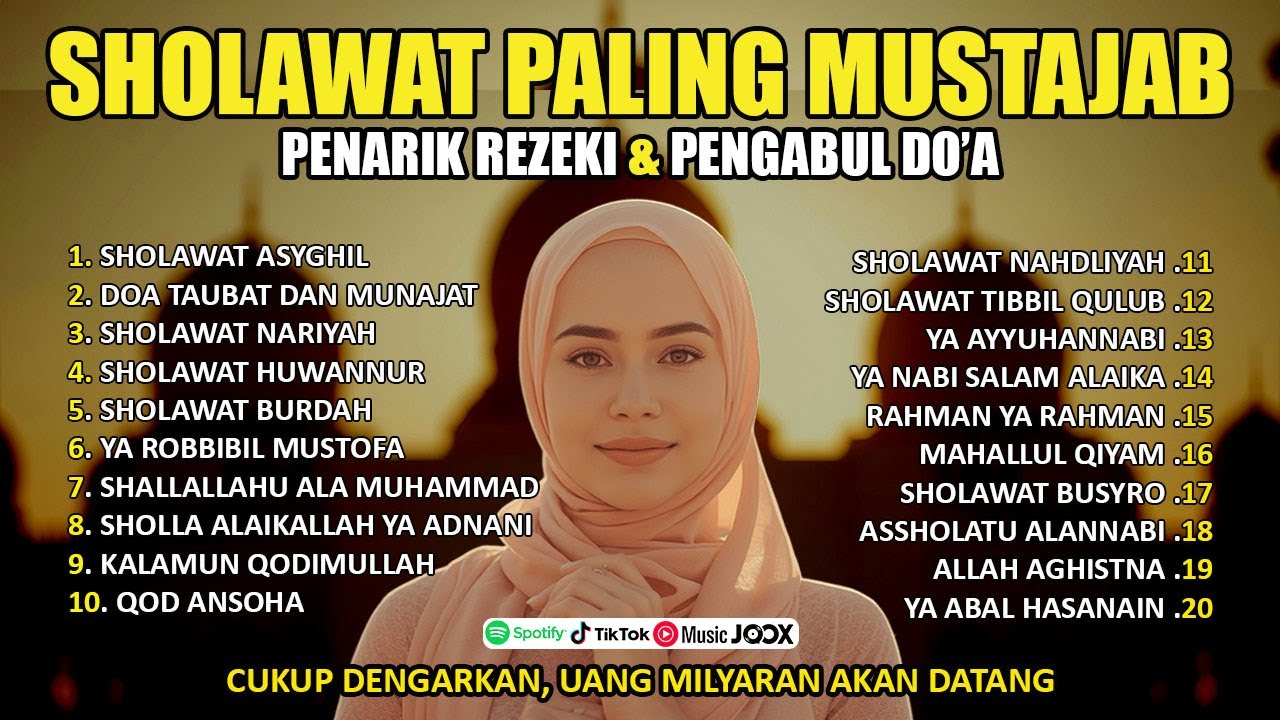 SHOLAWAT VIRAL TERBARU 2026 | SHOLAWAT NABI PENARIK REJEKI | Sholawat Jibril, Sholawat Burda, Nariya