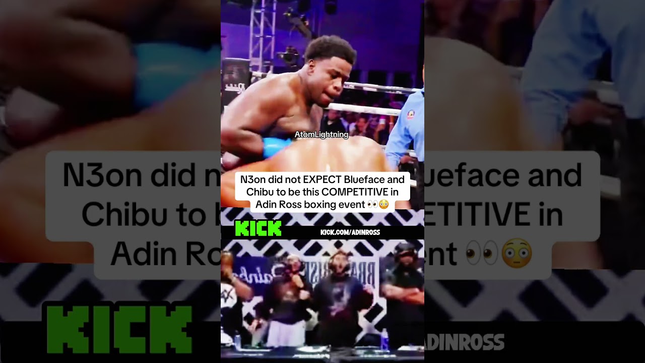 Blueface vs Chibu boxing event #n3on #adinross #blueface