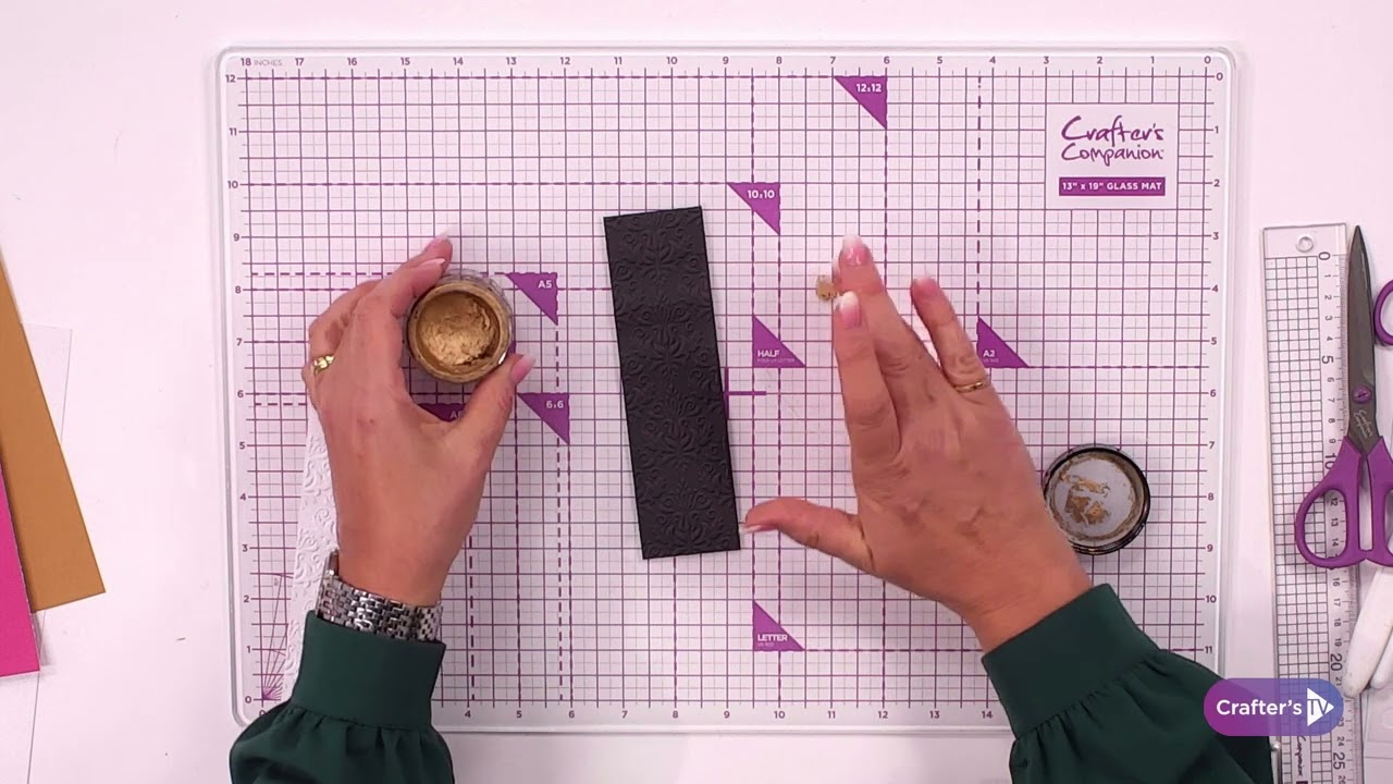 How to use the Crafter's Companion Glass Cutting Mat