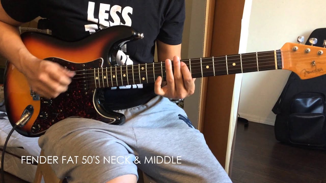 Fender Custom Fat 50's Pickup V.S Stock Pickups