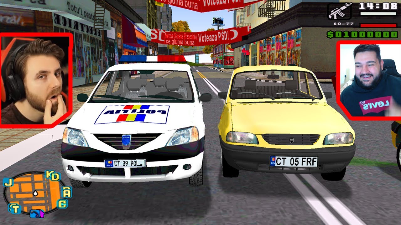 MERGEM la MC DONALDS cu DACIA pe GTA ROMANIA 2!