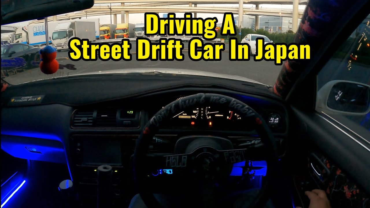 POV Drive JZX100 Street Drift Car In Japan