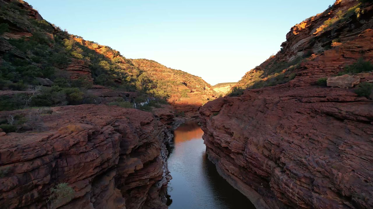 The Z bend at Kalbarri Western Australia fly thru with DJI Air 2s