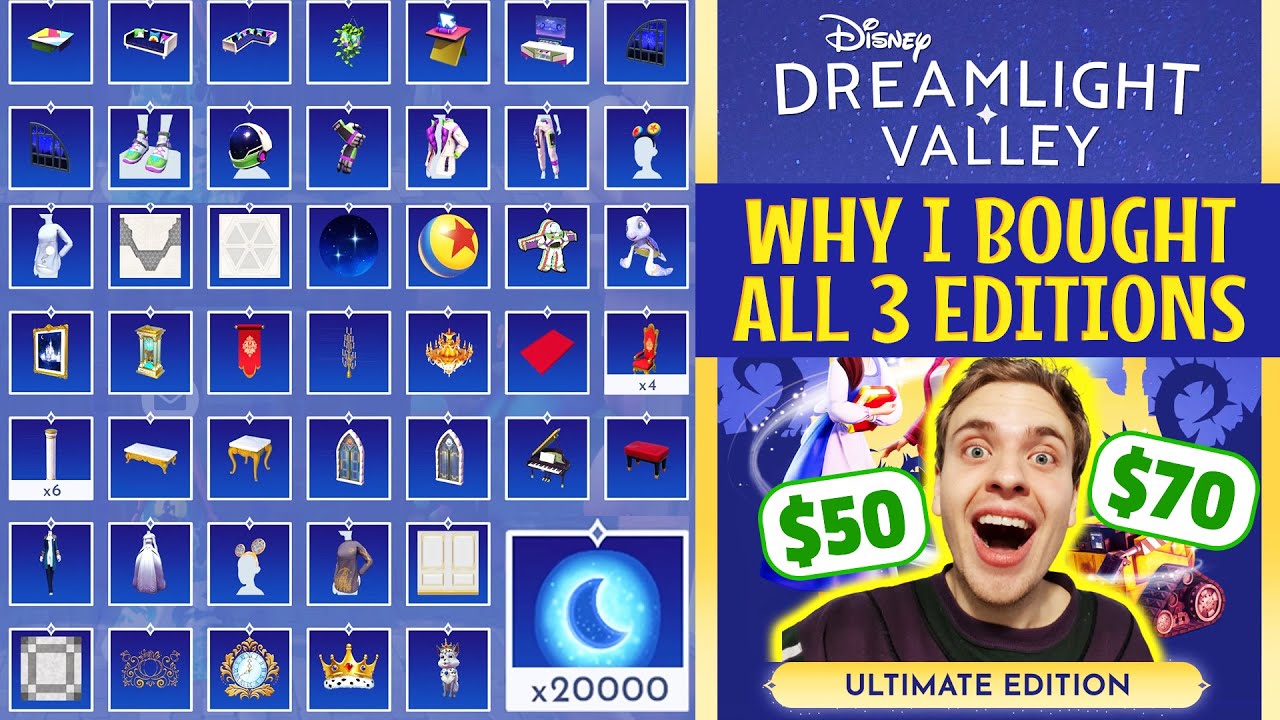 DISNEY Dreamlight Valley. Why Buying Ultimate Version is WORTH IT! Benefits of Buying All Editions.