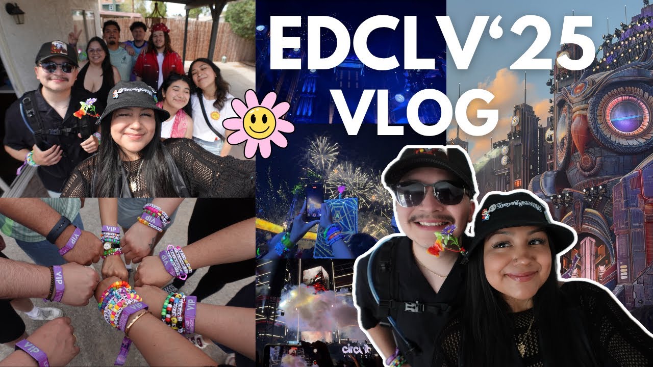EDC LAS VEGAS 2025 | VIP, friend group, first timers 🌟🌼🎡
