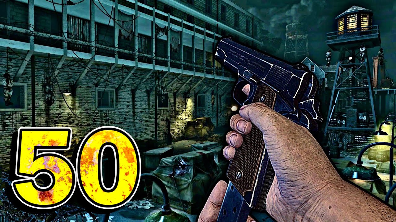 Я попытался дойти до 50-го раунда на самой сложной карте зомби-режима в BO2