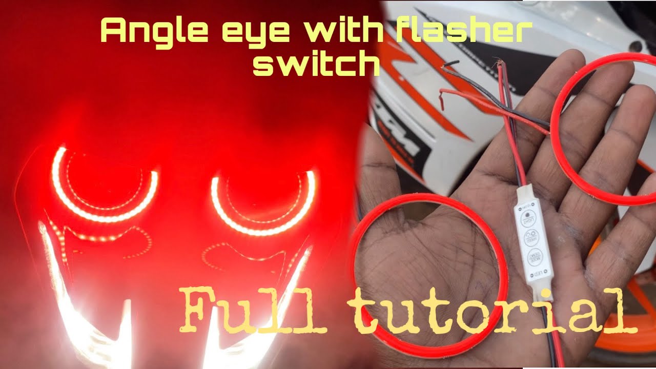 KTM rc angle eye installation | Ktm rc ring light install with flasher |​⁠​⁠​⁠ #ktmmodification