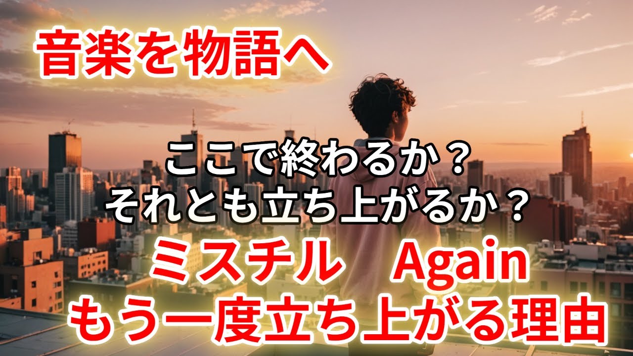 【音語り】「もう一度、立ち上がる理由」　Mr Children「Again」