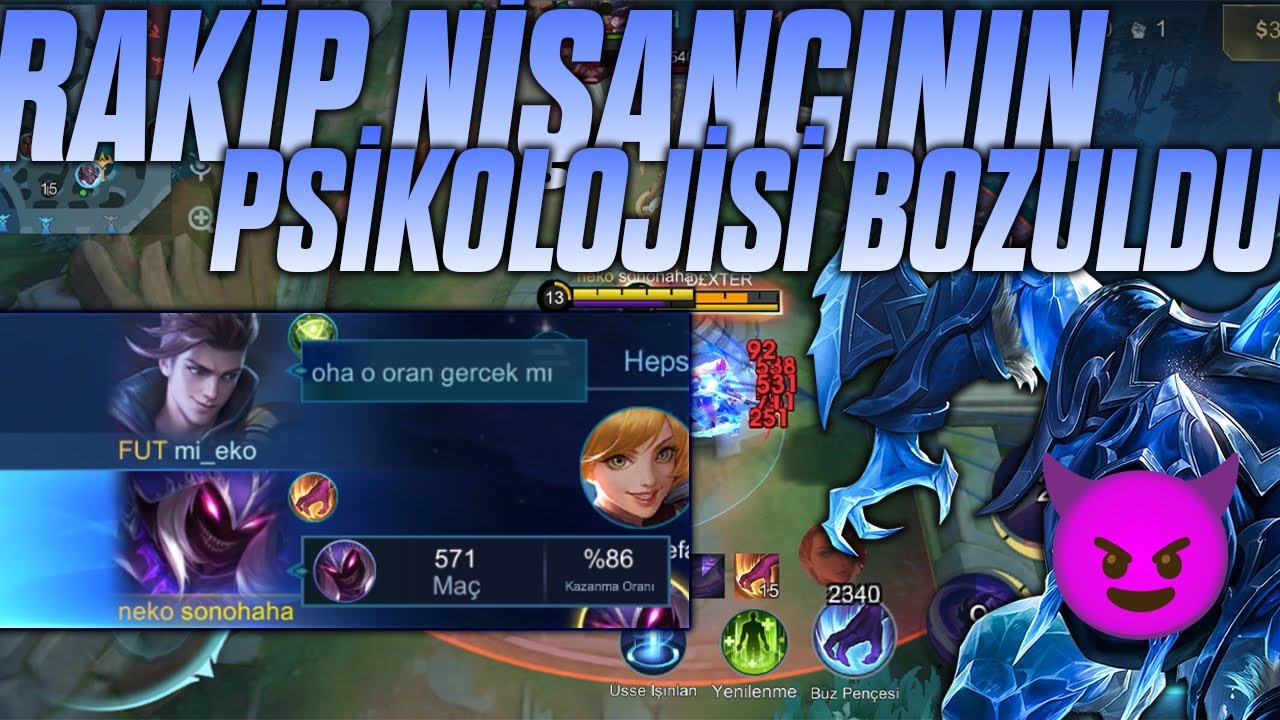 BU HELCURT' a KARŞI OYNAMAK İSTEMEZDİNİZ 😈 - RAKİP ADC ÇILDIRDI / MLBB
