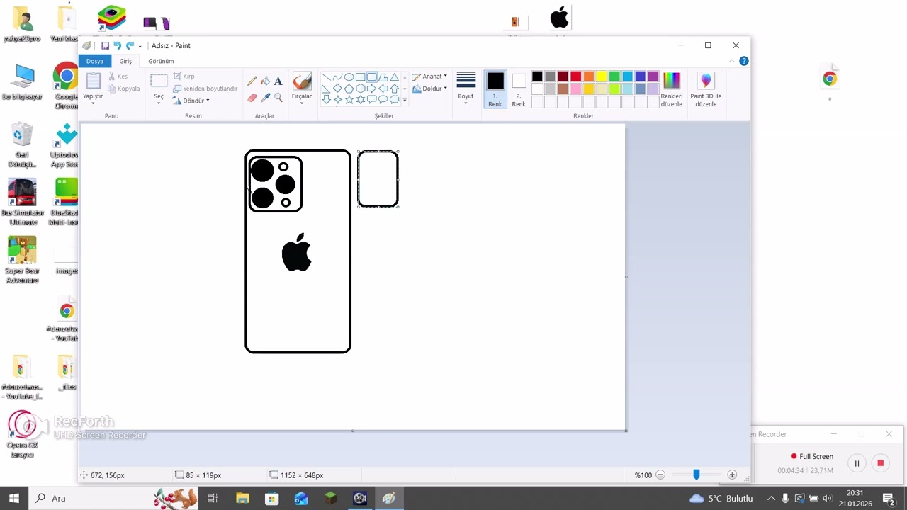 apple 15 yapıyoz paint windows