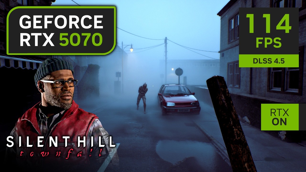 RTX 5070 on SILENT HILL Townfall | 1080p, 1440p, 4K with DLSS 4.5 & Ray Tracing!