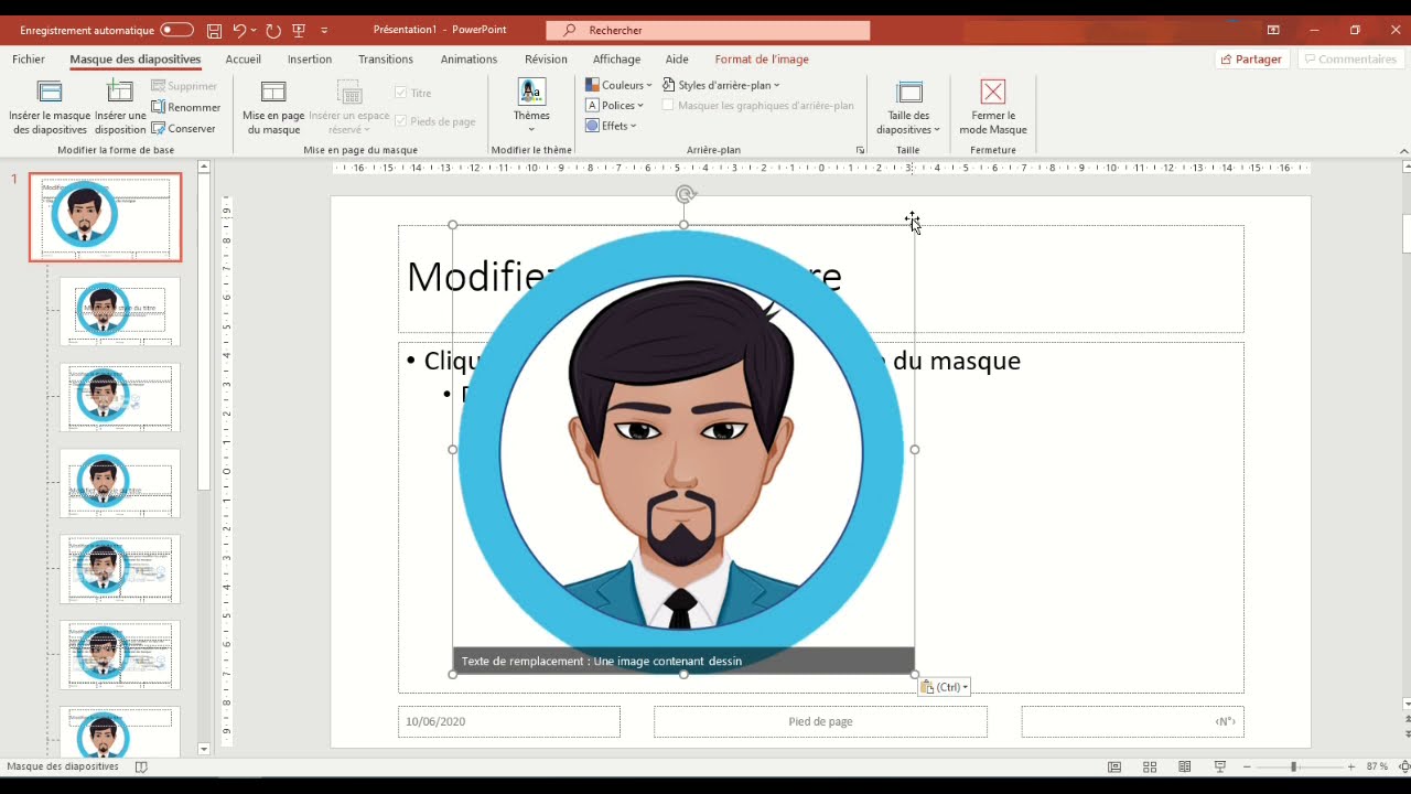 CRÉER UN MASQUE DES DIAPOSITIVES DANS POWERPOINT [2020]
