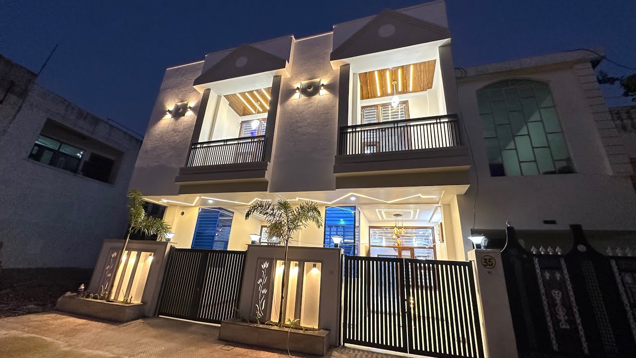 15×45 House design with 3 bedroom | 75 gaj house for sale in Jaipur Rajasthan