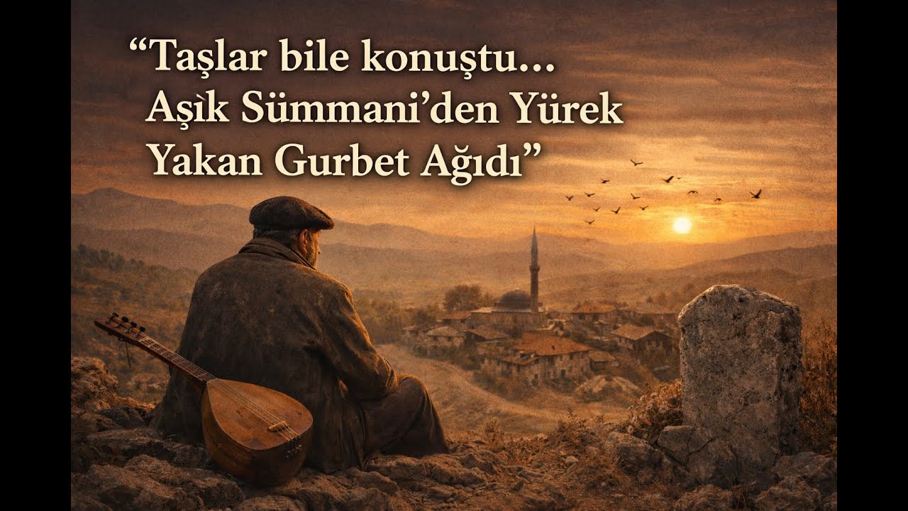 ''Taşlar Bile Konuştu… Aşık Sümmani’den Yürek Yakan Gurbet Ağıdı''