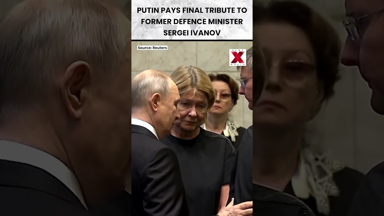 Putin Pays Final Respects to Former Defence Minister Sergei Ivanov After His Death | NewsX World