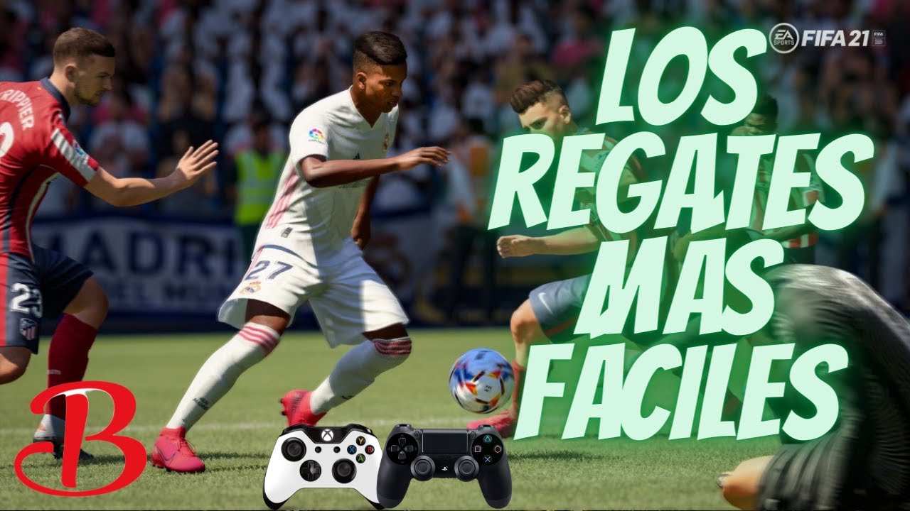 Como hacer los REGATES mas FACILES de FIFA 21 |Como hacer los MEJORES REGATES de FIFA 21 |1 ESTRELLA