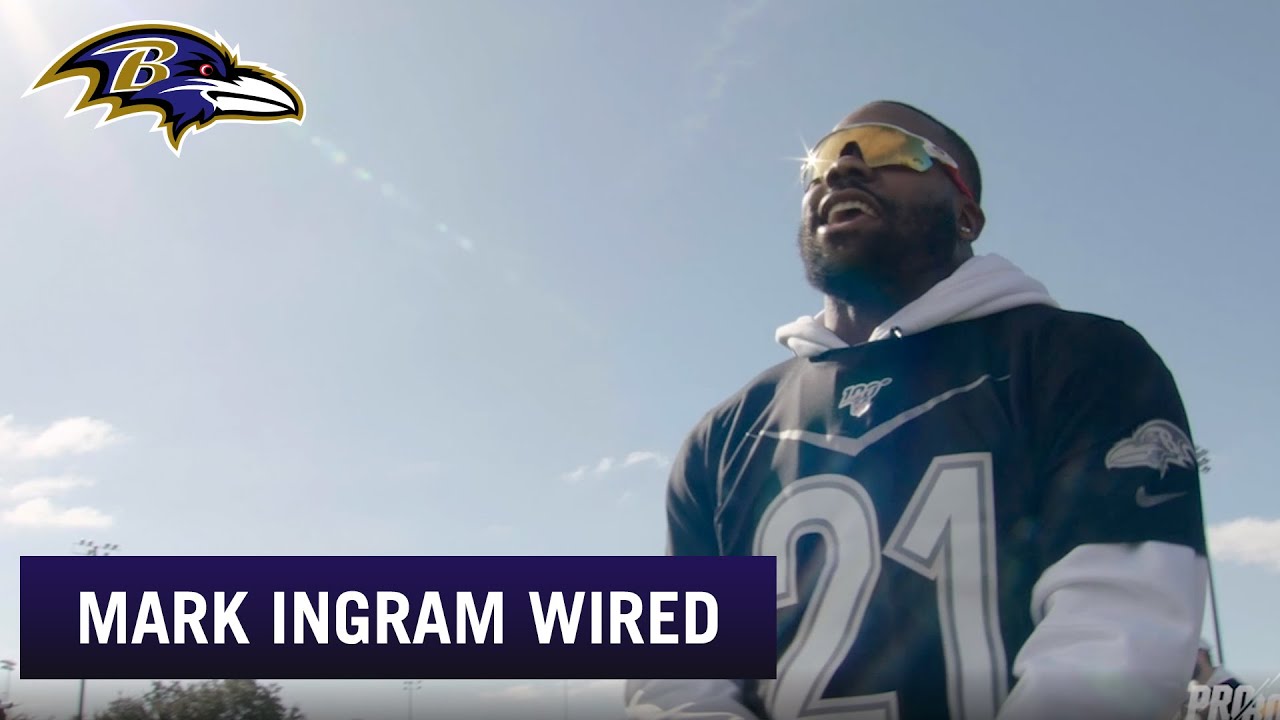 Mark Ingram Mic'd Up at the Pro Bowl Practice | Baltimore Ravens