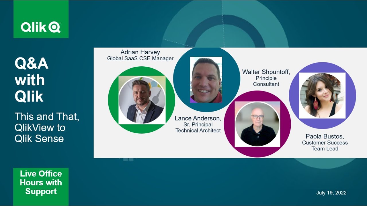 Q&A with Qlik: This and That, QlikView to Qlik Sense