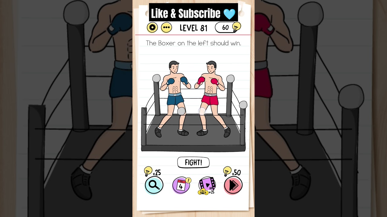 The Boxer 🩳 On The Left Should Win? Brain Test Level:- 81