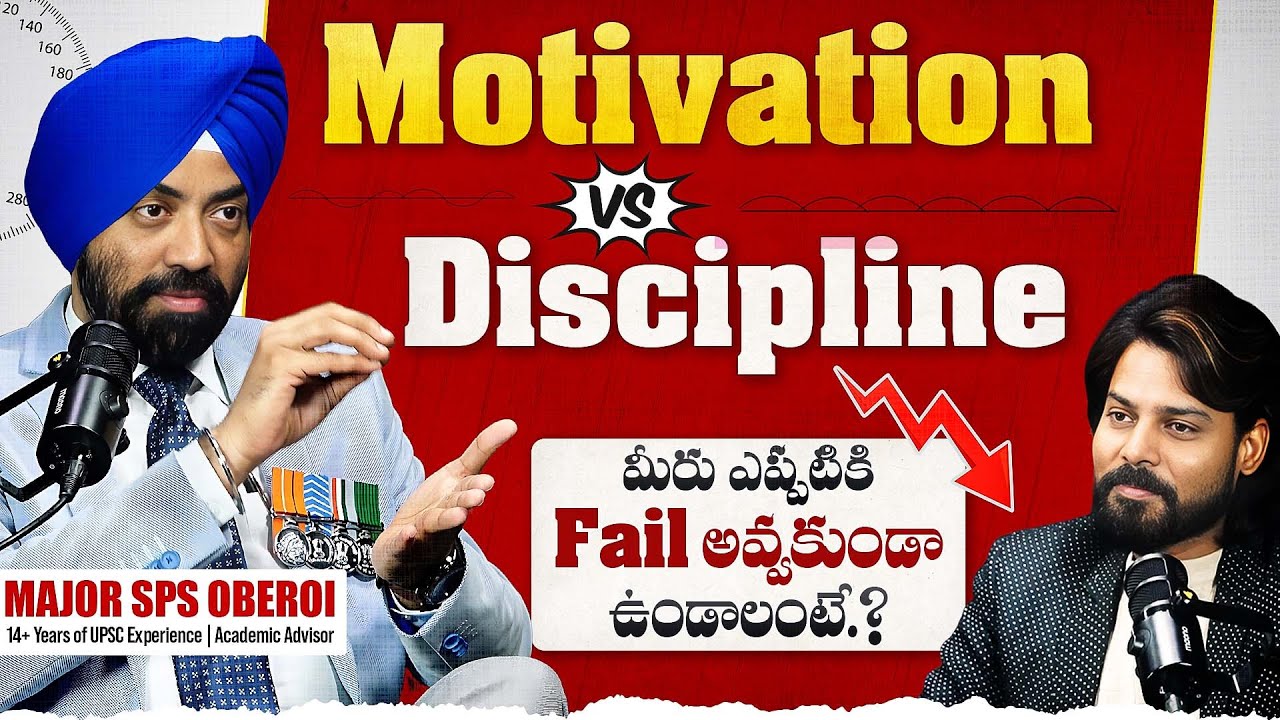 Motivation Vs Discipline | Major Sps Oberoi Latest Podcast | Venu Kalyan Life Coach