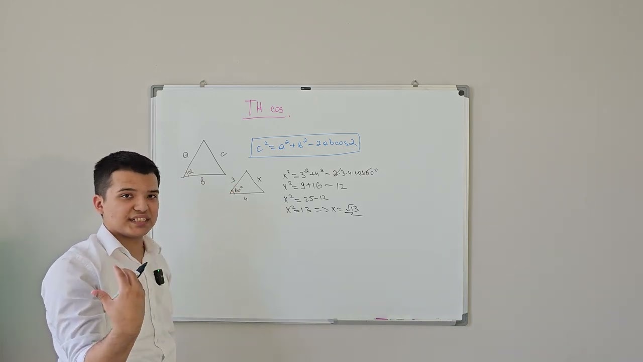 Урок 5.2. Геометрия.  Теорема косинусов и синусов