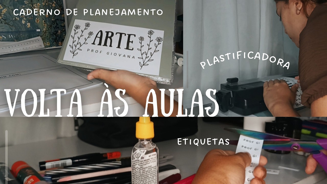 VLOG: PREPARAÇÃO PARA O NOVO ANO LETIVO | organização e planejamento