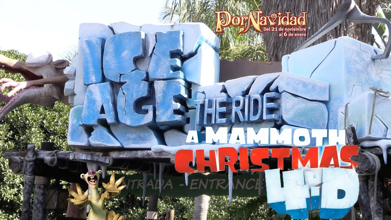 ICE AGE A Mammoth Christmas 4D | Atracción | Navidad 2015 PortAventura