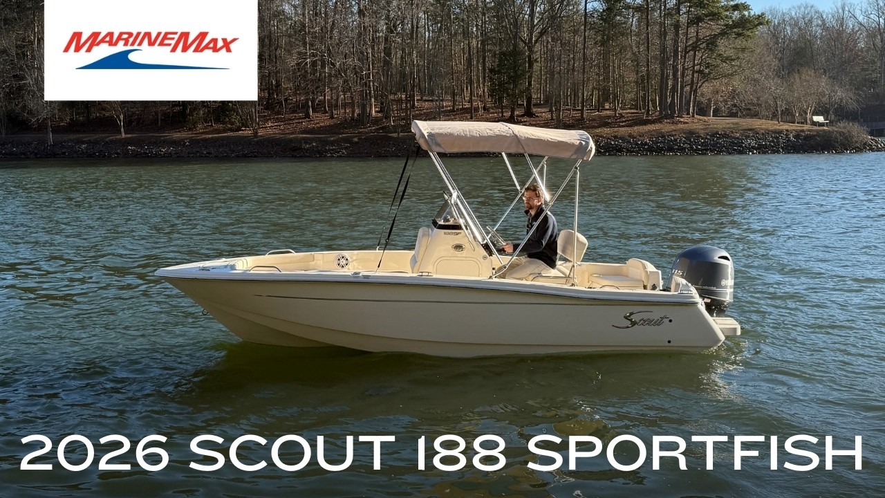 Катер Scout 188 Sportfish 2026 года выпуска | Уже в продаже в MarineMax Lake Wylie