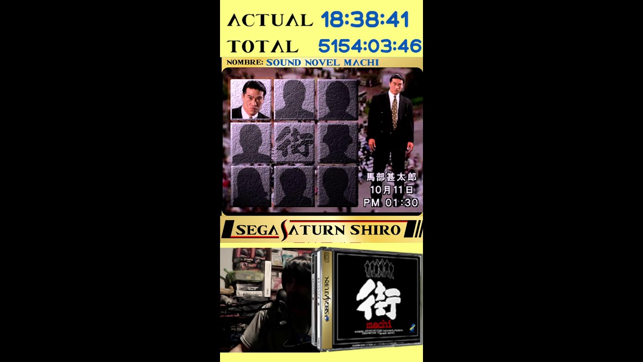 (Vertical) SSS 443 Sound Novel Machi | Parte 4 | Sega Saturn Shiro #Sega #829