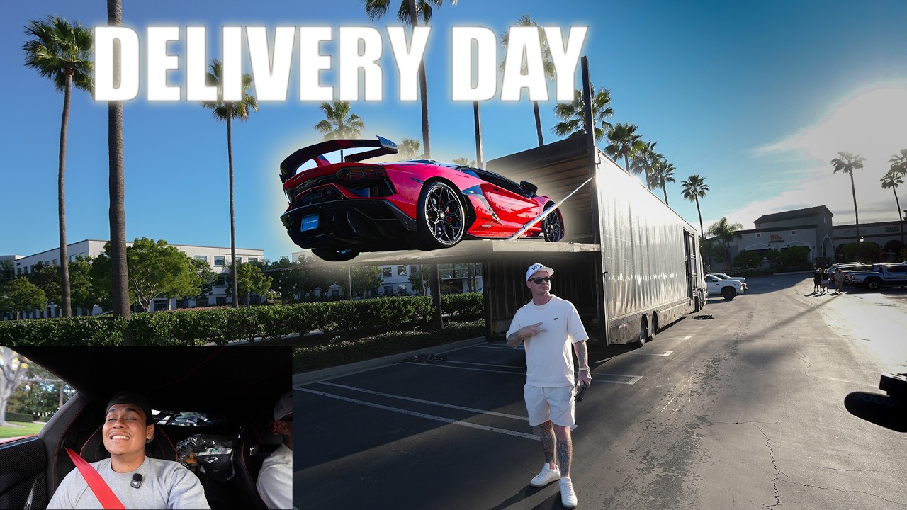 AVENTADOR SVJ DELIVERY DAY!!! (FT. CHRISGWHEELER)