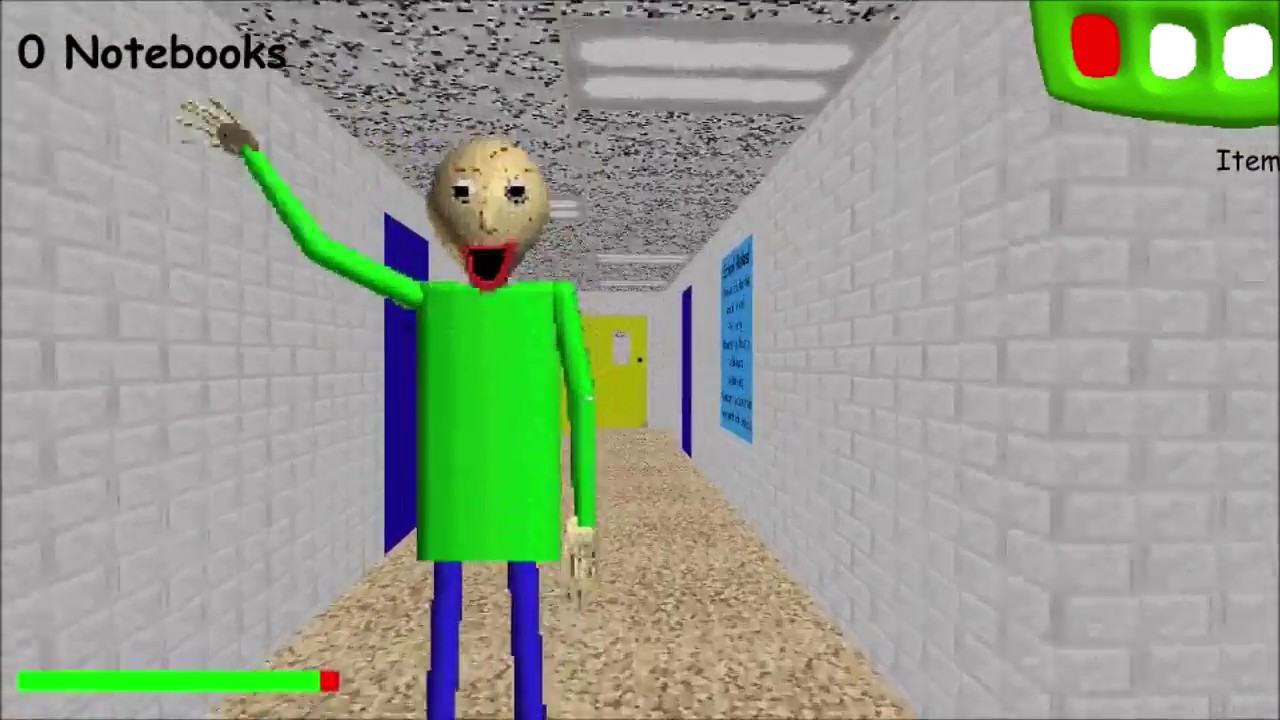 Baldi's Basics Endless Mode 8 Notebooks